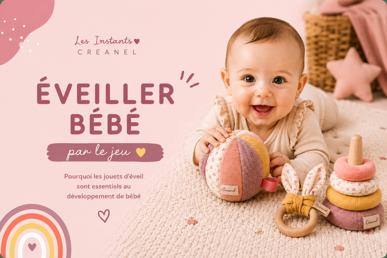 🌿 Pourquoi les jouets d’éveil sont essentiels au développement de bébé ?